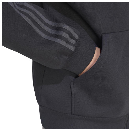 Adidas Ανδρική ζακέτα Essentials 3-Stripes Fleece Full-Zip Hoodie
